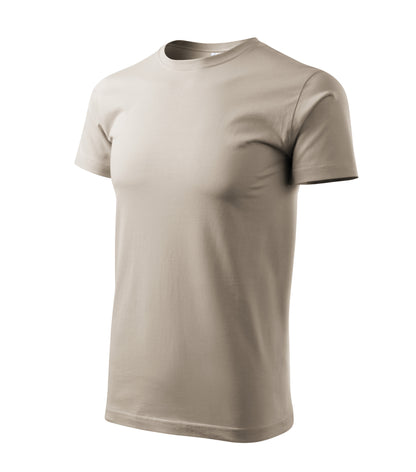 Ein Rundhals Unisex Malfini Heavy New T-Shirt in der Farbe Eisgrau