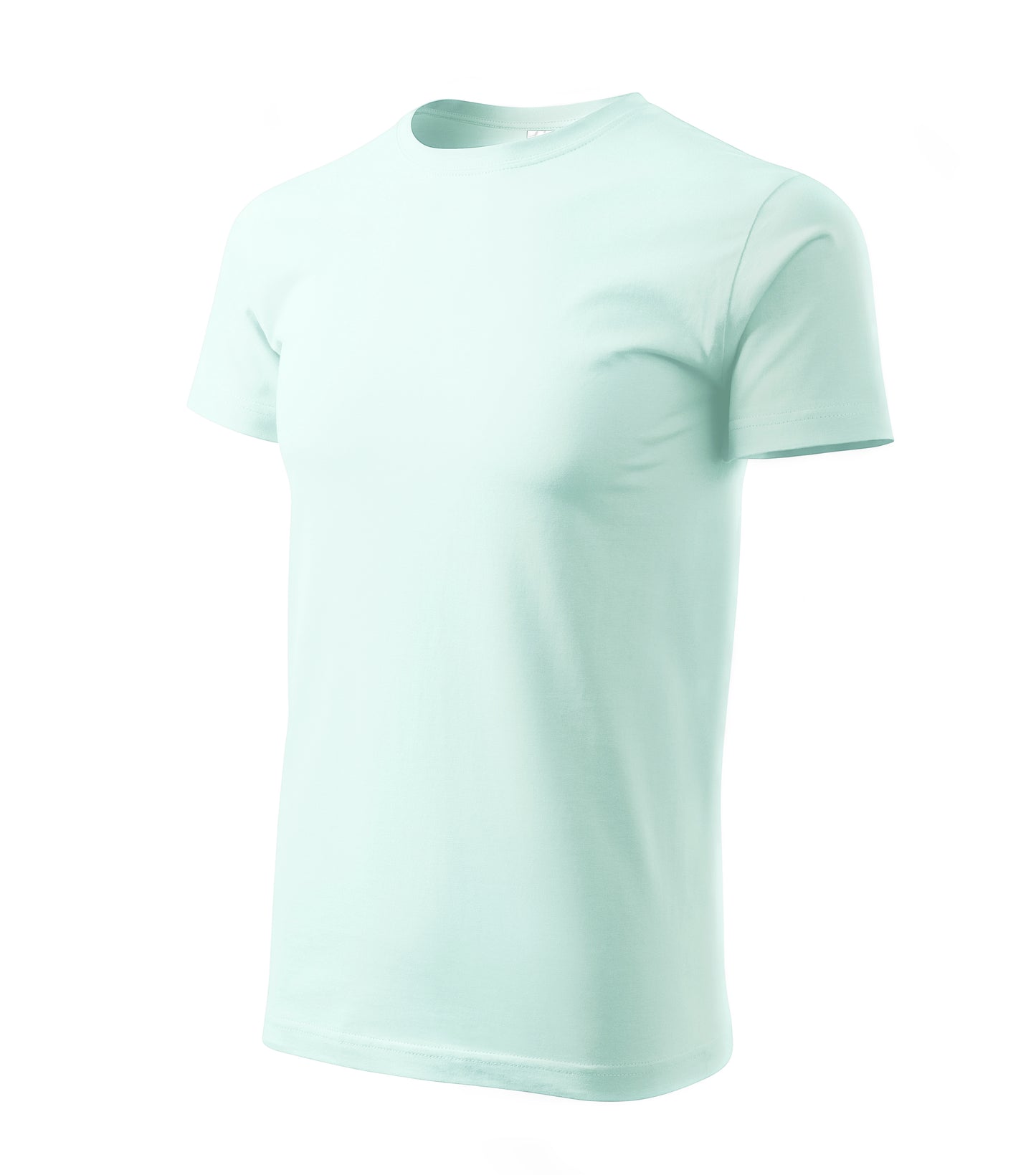 Ein Rundhals Unisex Malfini Heavy New T-Shirt in der Farbe Frost