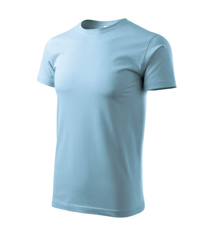 Ein Rundhals Unisex Malfini Heavy New T-Shirt in der Farbe Himmelblau