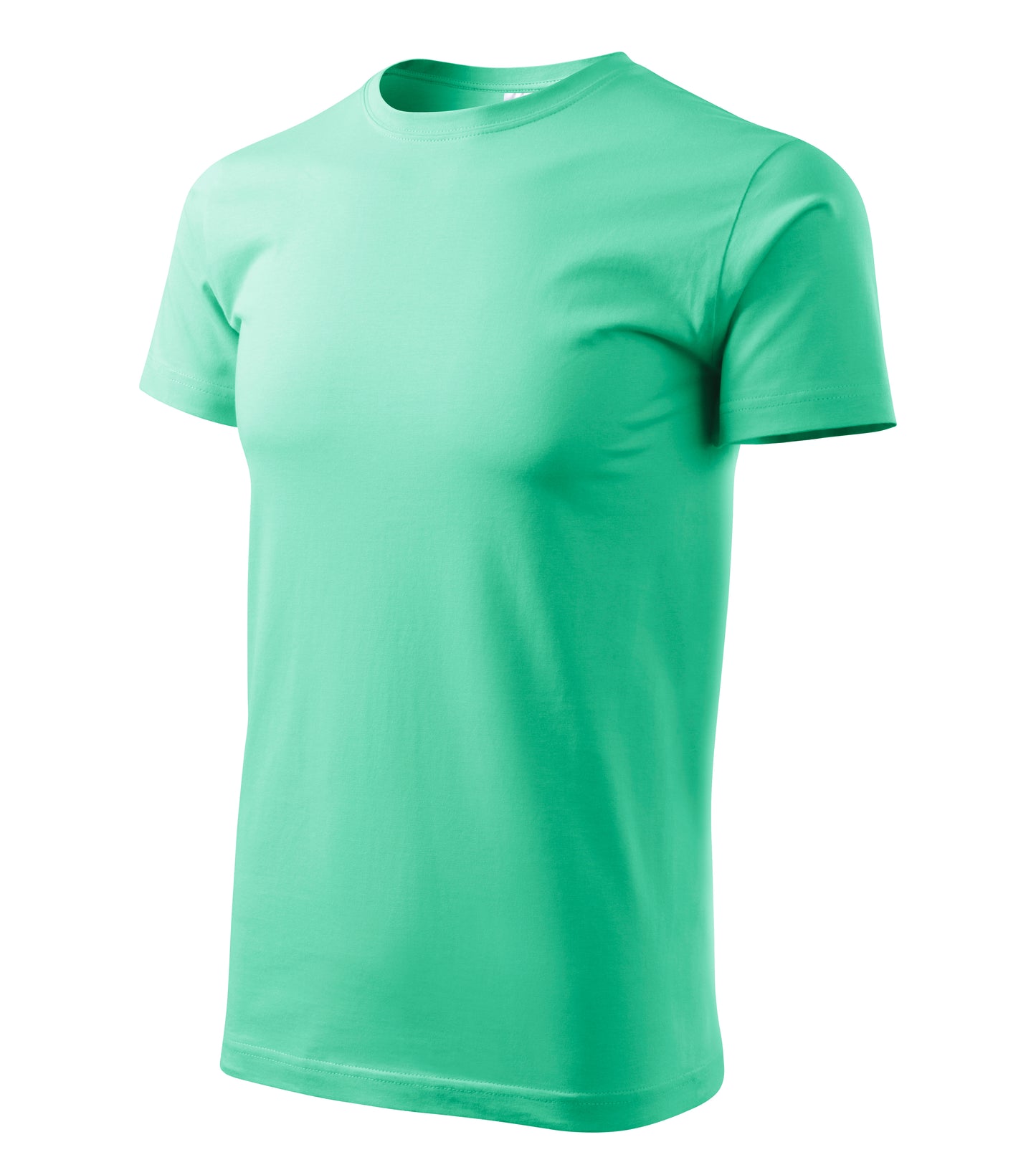 Ein Rundhals Unisex Malfini Heavy New T-Shirt in der Farbe Minze