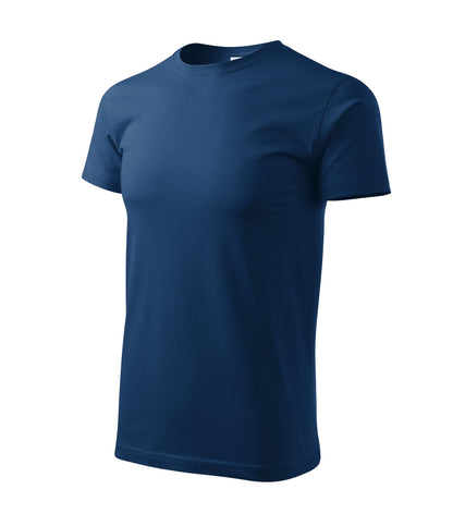 Ein Rundhals Unisex Malfini Heavy New T-Shirt in der Farbe Mitternachtblau