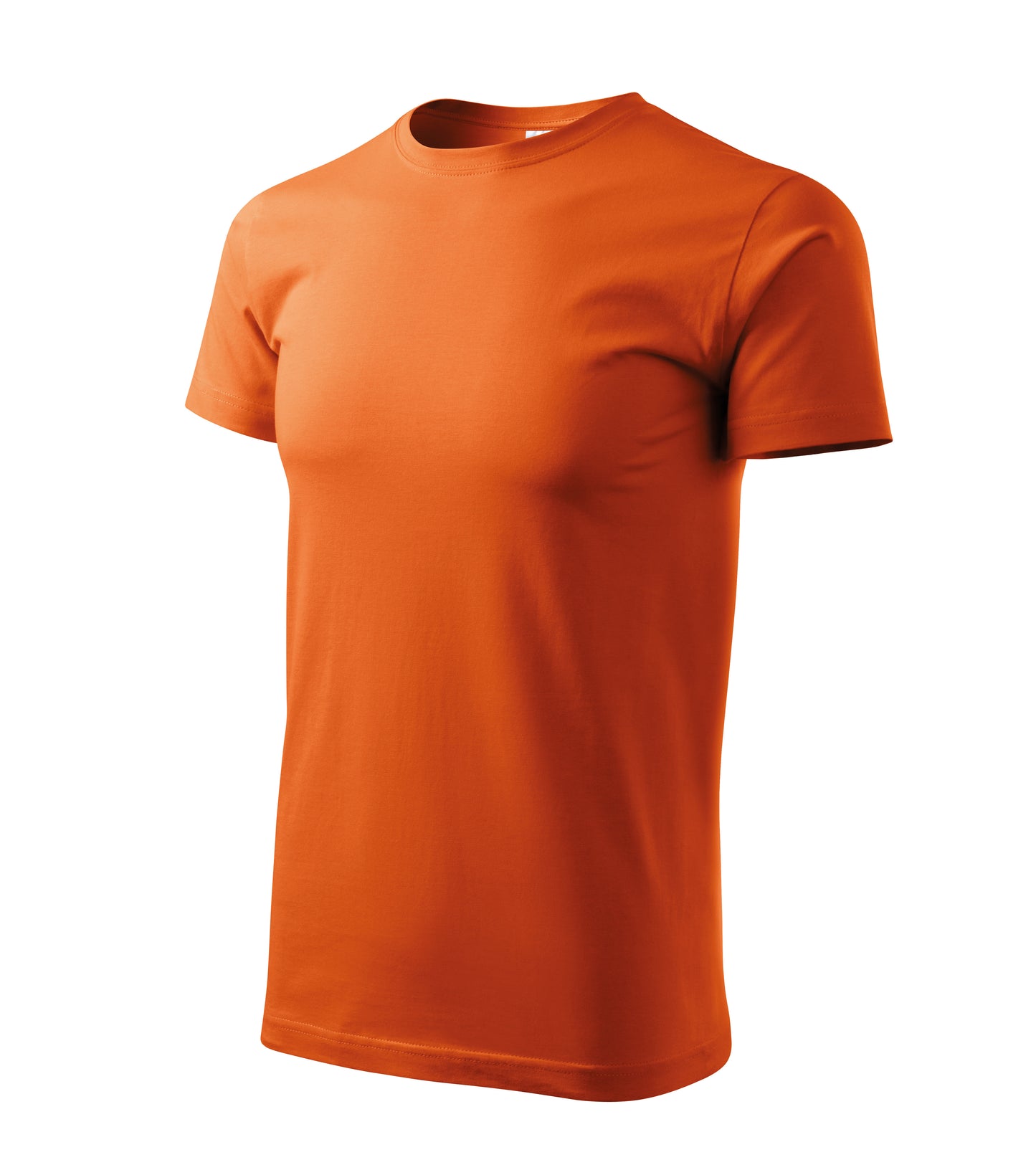 Ein Rundhals Unisex Malfini Heavy New T-Shirt in der Farbe Orange