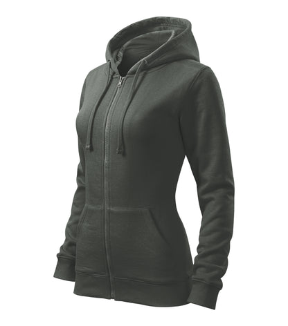 Damen Hoodie | Trendy Zipper