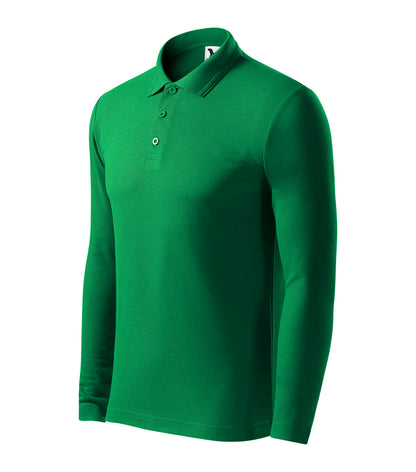 Herren Langarm Poloshirt | Pique Polo