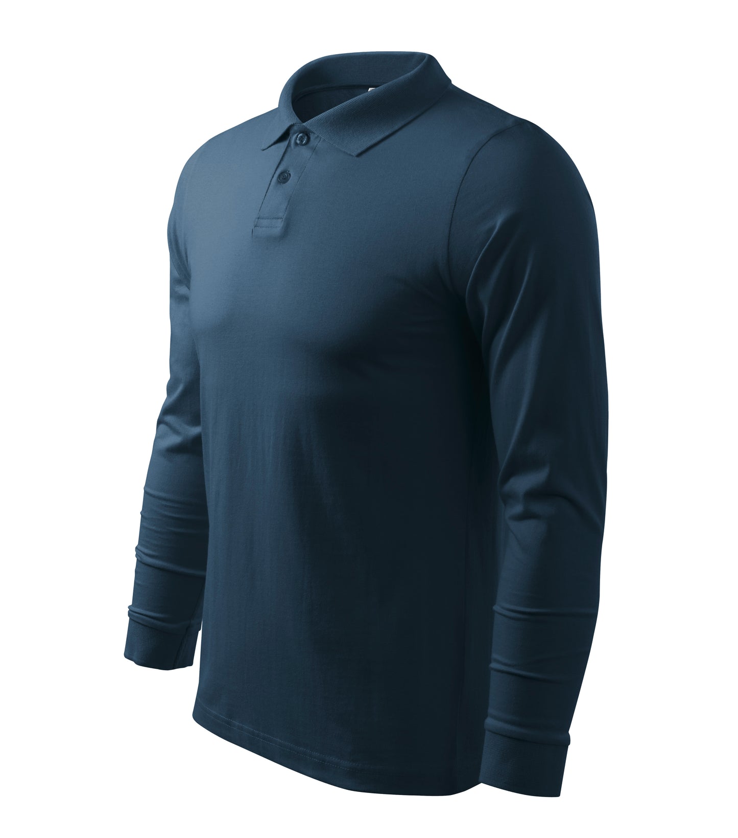 Herren Langarm Poloshirt | Single Jersey