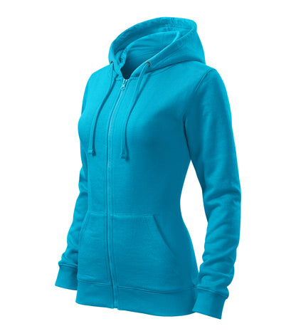 Damen Hoodie | Trendy Zipper