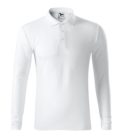 Herren Langarm Poloshirt | Pique Polo