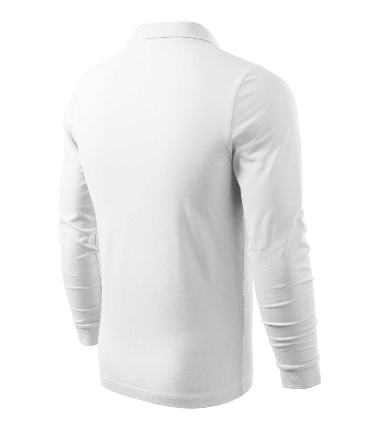 Herren Langarm Poloshirt | Single Jersey
