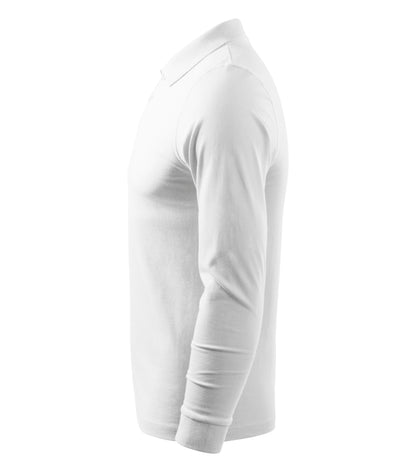 Herren Langarm Poloshirt | Single Jersey
